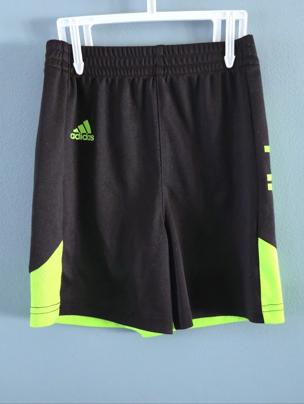 2T Adidas Black & Green Shorts
